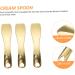 FRCOLOR 3pcs Gold Makeup Bottle Spatula Set | Metal Cosmetic Spoons for Eye Cream & Lotion | Skin Care Applicator Tools - Buy Online on GoSupps.com