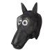 PFIFF 101013 Fly Mask Face Mask with Motif for Horses Fly Protection Black-Beige Pony/S