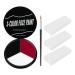 Black White Red Face Paint + 3PC Sponge + Brush Colored Eye Black for Baseball Softball Sport Games Body Painting Kit for Halloween Clown Makeup Cosplay Costume SFX Special Effect Theme Parties