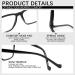 COJWIS 3-Pack Progressive Multifocus Reading Glasses - Blue Light Blocking Spring Hinge Computer Readers for Men & Women (1.50 x - Buy Online on GoSupps.com