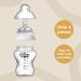 Tommee Tippee Closer to Nature 9oz Baby Bottles, Slow Flow Nipple, Anti-Colic Valve, 3 Count - Pacific Blue - Buy Online on GoSupps.com