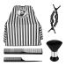 Hair Cutting Kits Barber Cape Professional Barber Salon Cape With Neck Duster Brush Hair Comb Hair Clips Waterproof And Stain Resistant Apron Cutting Hair Beard Hairdressing Polyester Cape One Size