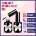 Square Gel Nail Kit with 500Pcs Clear Tips and Glue - ECBASKET Nail Extension Kit for Nail Art | UV Lamp and 15ML Gel Nail Glue Included - Buy Online on GoSupps.com