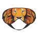 SSIMOO Cool Lion Sleep Mask-Adjustable Breathable Fashionable Eye Mask for A Comfortable Sleep Experience Black