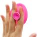 Silicone Facial Cleaning Brush Set - 2 Pack Face Scrubber for All Skin Types | Peeling & Makeup Tool (Rose + Light Green) - Buy Online on GoSupps.com