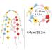 RUIENGCOMM Sunflower Headpiece Flower Tassel Headpiece Flower Headband Tassel Headpiece Bohemian Hair Band Adjustable Tassel Hair Wreath Flowers Hair Bands Girls (Colourful) - Buy Online on GoSupps.com