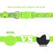 Tagme Reflective Cat Collar 2-Pack | Custom Name & Address Shield for Cats & Puppies | Safety Lock & Bell | Green 18-28 cm - Buy Online on GoSupps.com