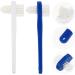 HEALLILY 2pcs Premium Hard Denture Brush - Double Sided Dental Cleaning Tool for Denture Care - Buy Online on GoSupps.com
