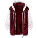 Shop Hanxiulin Women's Fleece Plush Hoodie - Elegant Windproof Coat & Thick Quilted Jacket - Buy Online on GoSupps.com