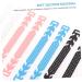 Solustre 10 Pack Ear Buckle Extenders - Practical Mask Strap & Earring Connectors - White Hook 15x1.5cm for Easy Use - Buy Online on GoSupps.com