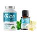 Advanced Bad Breath Treatment Duo The Oral Probiotics Tablet & OraRestore Natural Mouth & Tooth Concentrated Oil Dentist Formulated Mint Flavor
