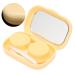 Cute Portable Contact Lens Case - Yellow Storage Box | International Shipping Available - Buy Online on GoSupps.com
