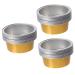 Frcolor 30 pieces of wax melting bowl disposable container mini portable heating heater heating devices wax bowl wax warmer foil warmer Wax bean melting bowl wax accessories goldenx3st 5x5cmx3pcs