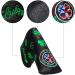 Golf Blade Putter Cover Headcover with Magnetic Bar Closure - Black - Buy Online on GoSupps.com