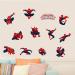 Red Spider Wall Stickers - Fun Kids Wall Decor | Easy to Apply and Remove - Buy Online on GoSupps.com