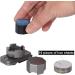 Piku Pool Billiard Cue Chalk Holder with Magnetic Pocket & Replacement Metal Pads - Snooker Tool Accessory Set - Buy Online on GoSupps.com