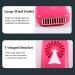 AREMOD Lash Fan Dryer - Handheld USB Mini Air Cooling Blower for Eyelash Extensions - Rose Color - Buy Online on GoSupps.com