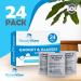 24pk Lens Wipes for Glasses & Gadgets | Individually Wrapped Glasses Cleaner | Spectacle & Gadgets Cleaner | Lenses Cleaning Wipes + SOL Sticker - Buy Online on GoSupps.com