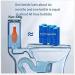 Bowling Blue Bubble Toilet Bowl Cleaner Blue Bubble Household Toilet Cleaner Automatic Toilet Cleaner for Deodorizing and Descaling (3pcs) - Buy Online on GoSupps.com