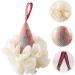 Housoutil Ice Cream Bath Ball - 2 Pcs Mesh Shower Puff & Loofah for Body Wash - Anti-Separation Polyester Sponge - Ideal for Men - International Shipping Available - Buy Online on GoSupps.com