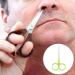 IOIUSKKU Nail Cuticle Nippers Stainless Steel Scissors Eyebrow Trimmer Trimming Tool Gradient Green - Buy Online on GoSupps.com