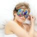 Colorful Butterfly Sleeping Mask | Pink Flower Eye Mask | Soft Adjustable Light-Blocking Blindfold for Sleep | Ideal Sleep Cover for Women Men Girls & Boys - Buy Online on GoSupps.com