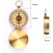 Buy Mitening Portable Brass Compass | Waterproof Classic Pocket Compass for Outdoor Adventures - Buy Online on GoSupps.com