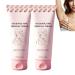 WRANBAO No-Shave Hair Removal Cream For Fast and Gentle Body Hair Removal Leaves Skin Soft and Protected After Hair Removal Suitable for Underarms Legs and Intimate Areas (2 pcs)