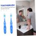 Healvian 12-Pack Portable Mini Toothbrush Set - Travel-Friendly Household Dental Brushes for Daily Oral Care - Buy Online on GoSupps.com