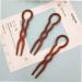 3Pcs U-Shaped Hairpin - Women s Plastic French Bobby Pins | Quick Styling Tools & Accessories - Buy Online on GoSupps.com