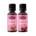 GymQueen Tasty Drops Strawberry & Bueno Queen 2x30ml Flavour Drops without calories Strawberry + Bueno Queen 30 ml (pack of 2)