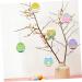 Alipis 18pcs Rabbit Egg Pendant Tag Labels Hanging Easter Egg Paper Cutout Egg Ornament Egg Shape - Buy Online on GoSupps.com