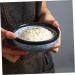 Zerodeko Japanese Bowl Rice Bowls Fruit Salad Plate Ceramic Mixing Bowl Ramen Noodle Bowl Small Model Bench Chinese Noodle Bowl Tableware Pottery Ceramics Micro-Wave Oven Hand-Pulled Noodle 12X12X4.5CM As Shown 2 - Buy Online on GoSupps.com