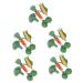 ABOOFAN 20 Pcs Simulated Fruits and Vegetables Artificial Vegetable Models Fake Vegetable Decorations Ornament Plant Decor Plastic Fruit Simulation Fake Vegetable Models Carrot Assorted Color2x5pcs 8.5X2.7X1CMx5pcs
