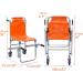 Yclty Collapsible Lightweight Ambulance Stair Chair - Portable Foldable EMS Medical Lift for Seniors - Aluminum Design with Soft Orange Back - Buy Online on GoSupps.com