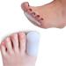 PEDIMEND Silicone Gel Toe Cap Sleeve + Silicone Gel Hammer Toe Straightener (2PAIR - 4PCS) - Overlapping Toe Nails - Prevent Painful Rubbing - Thumb Valgus Protector - Unisex - Foot Care