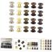 EXCEART 100 Sets Lash Rivet Boxed Diy Crafts Brass Rivets Double- Sided Rivets Diy Studs Self Made Component Assorted Color 0.8x0.8cm - Buy Online on GoSupps.com