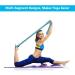 DEHUB Yoga Set - 8 Loop Stretch Belt for Hot Yoga | Washable Easy to Wear High Elasticity - Ideal Stretching Band in Blue - Buy Online on GoSupps.com