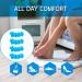 Mroobest Toe separator Toe spacers Gel Toe Separators Bunion Correctors Toe Spacers Toe Straightener Toe Stretcher Big Toe Correctors Toe Separator 4 Count (Blue) blue-1 One Size - Buy Online on GoSupps.com
