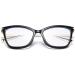 FEISEDY Oversized Cat Eye Glasses - Blue Light Blocking Eyewear for Women | Stylish B2589 001 Black - Buy Online on GoSupps.com