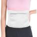 Castor Oil Compress Pad | Castor Oil Pack Compress - Reusable Anti Oil Leak Castor Oil Wrap with Adjustable Strap for Dysmenorrhea Relief Pengzi White - Buy Online on GoSupps.com
