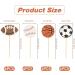 24 Pack Sports Cupcake Toppers Basketball Cupcake Toppers Soccer Football Cupcake Toppers Baseball Rugby Cupcake Picks Ball Sports Cupcake Picks for Sports Theme Boy Birthday Party Decorations - Buy Online on GoSupps.com