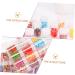 Healeved 36 Boxes Nail Art Accessories Resin Charms Slices Polymer Clay Spacer Beads 3D Slice Fruits Phone Shell Charms Resin Making Charms Nail Art Slices Manual Decorations Soft Pottery 14.2X8.8X2.5CMx3pcs Assorted Colorx3pcs - Buy Online on GoSupps.com