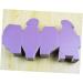 Abaodam 50pcs Box Candy Containers Party Supplies Chocolates for Gifting Box Square Bottom Biscuit Box 6*6cm Purple - Buy Online on GoSupps.com