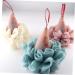 Housoutil Ice Cream Bath Ball - 2 Pcs Mesh Shower Puff & Loofah for Body Wash - Anti-Separation Polyester Sponge - Ideal for Men - International Shipping Available - Buy Online on GoSupps.com