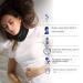 Muflydo Cervical Neck Brace Adjustable Soft Foam Wraps Neck Support | Foam Cervical Collar Relieves Neck and Spine Pressure for Women & Men Keeps Vertebrae Stable Black M - Buy Online on GoSupps.com