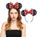 Lanmerry Women Sequin Mouse Ear Red Dot Bow Hairband for Girls - Sparkle and Shine in Red Dot Style! - Buy Online on GoSupps.com