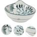 Zerodeko 3 Pcs Shaped Seasoning Dish White Dishes Dessert Plates Soy Dipping Plate Wasabi Dish Sauce Serving Dish Soy Sauce Plates Serving Bowls Mini Ceramics Seasoning Plate Japanese-Style 10.8X10.1X4.6CMx3pcs Blue 02x3pcs - Buy Online on GoSupps.com