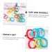 SAFIGLE 48pc Grabbing Infant Pacifier Teether Rings - Colorful Molar Toys for Boys - Buy Online on GoSupps.com