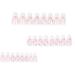 Medium length simple French white dot diamond sparkling diamond almond shaped false nails French Tip Press on Nails with Nail Tips Acrylic False Nails Cute Artificial Nails for Women and Girls - Buy Online on GoSupps.com